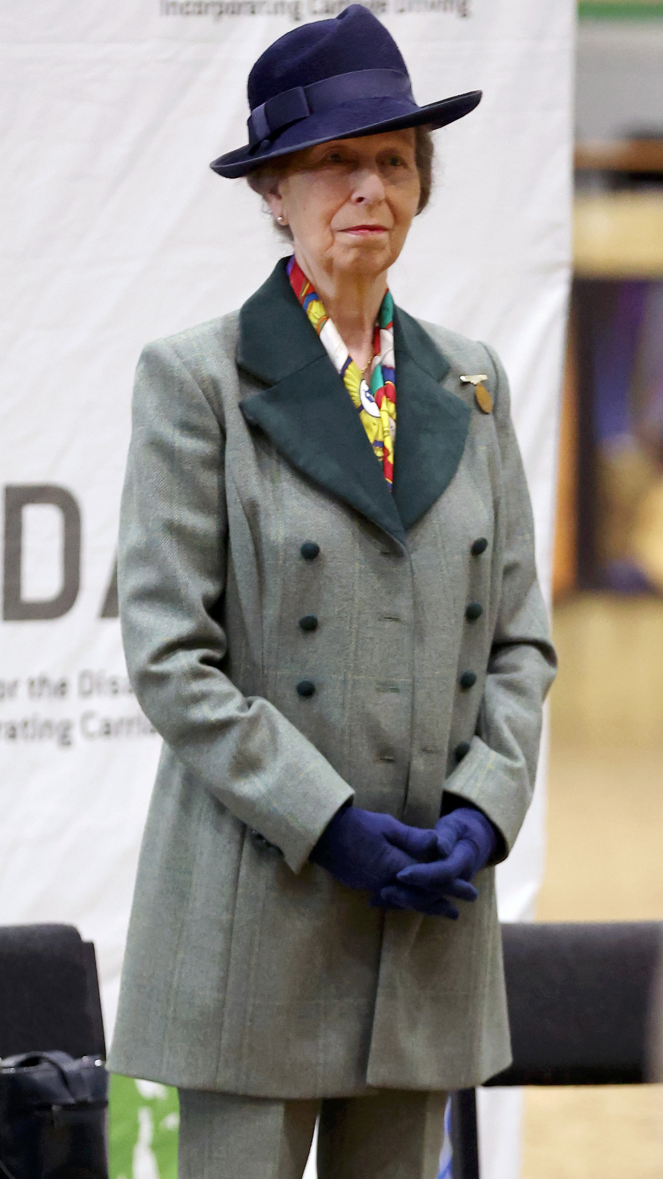 Princess Anne, Princess Royal visits the Riding for the Disabled Association (RDA) National Championships at Hartpury University and Hartpury College on July 12, 2024