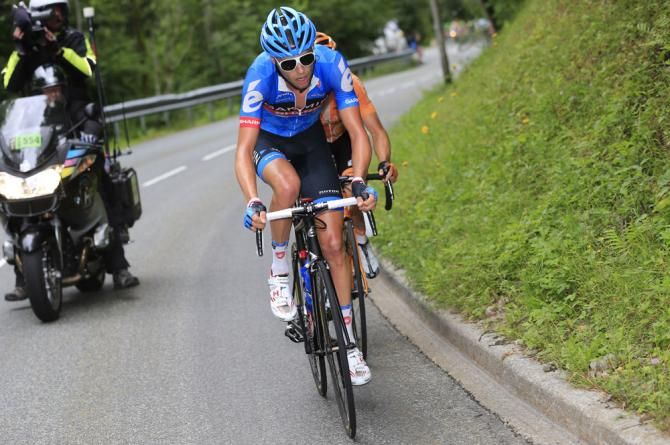 Ryder Hesjedal (Garmin-Sharp) attacked early in stage 19