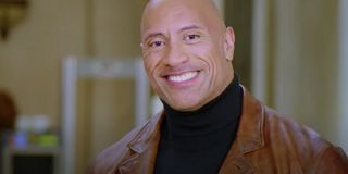 Dwayne Johnson in the trailer for Red Notice