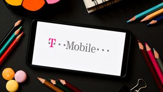 T-Mobile logo seen displayed on a smartphone