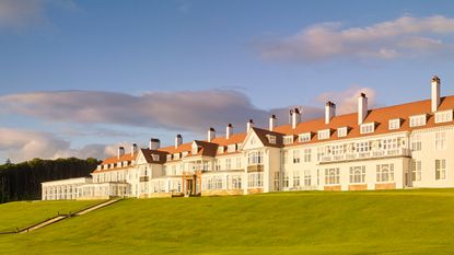 Trump Turnberry hotel pictured