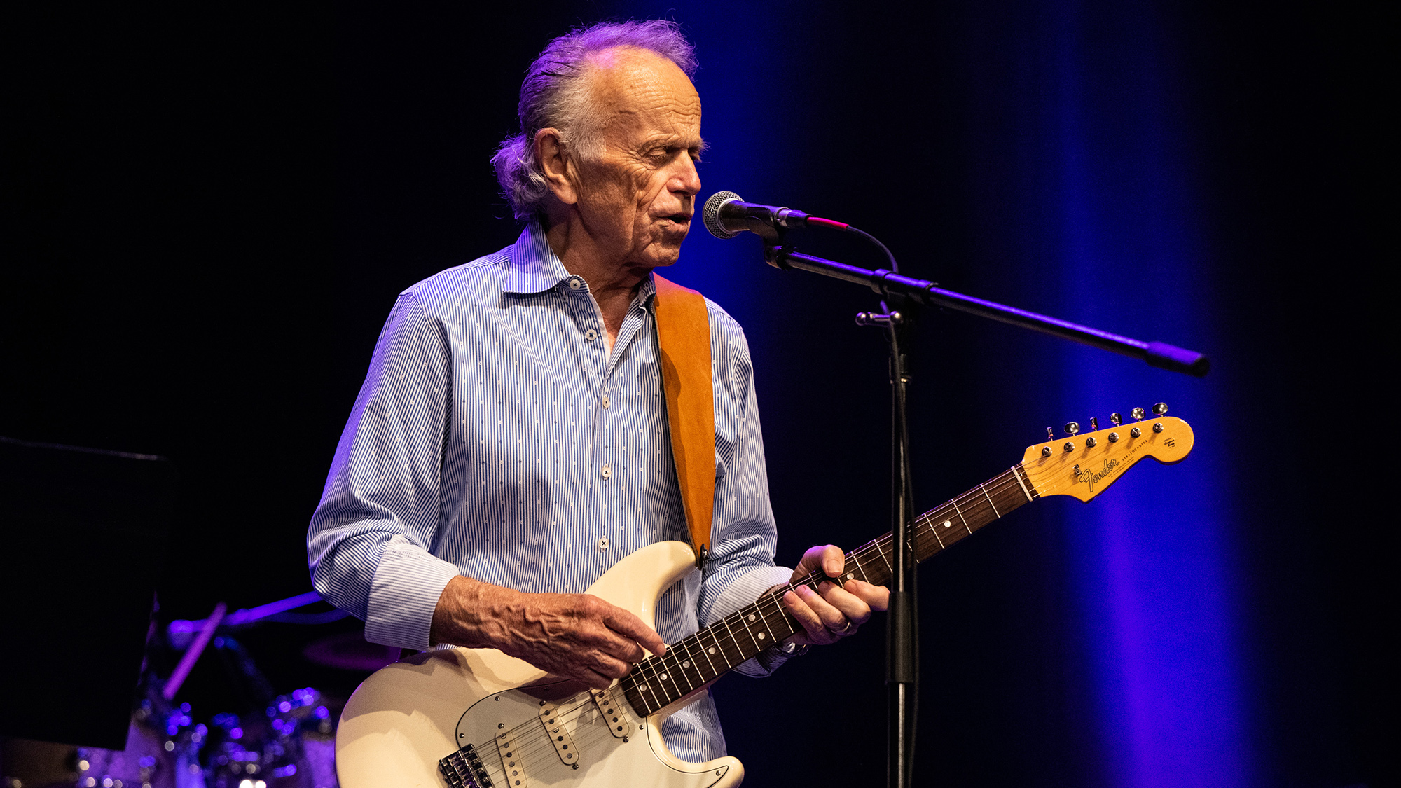 Al Jardine, co-founder of The Beach Boys, perform onstage during the "Friends and Family" Tour at Saban Theatre on July 23, 2023 in Beverly Hills, California.