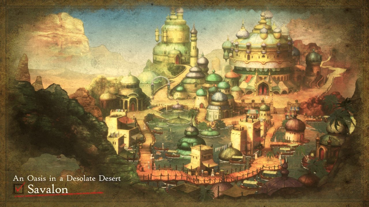 Bravely Default 2 Art City