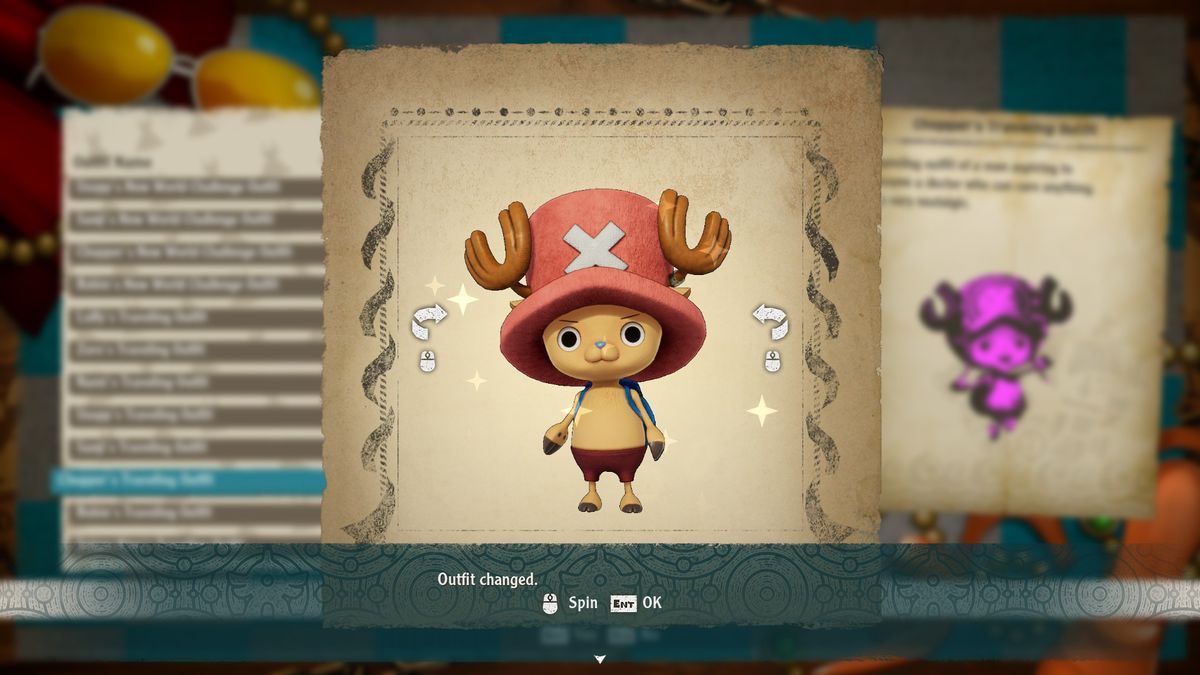 One Piece Odyssey outfits - Chopper