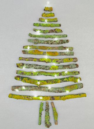 Moss DIY Christmas tree