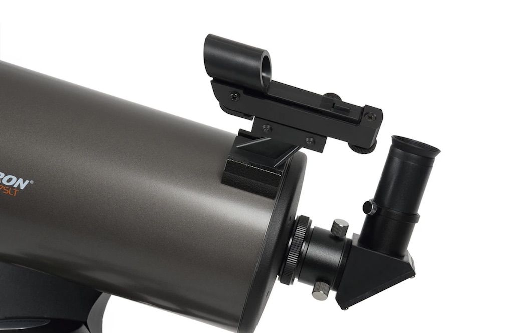 A press shot of the Celestron NexStar 127 SLT's eyepiece holder