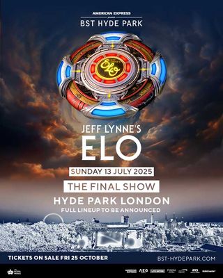 Jeff Lynne's ELO London poster