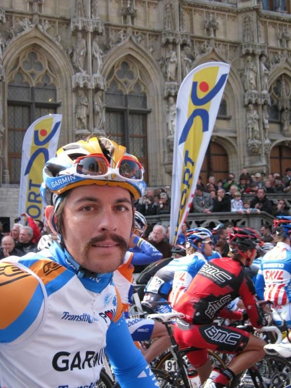 Steve Cozza (Garmin-Transitions) lines up for Brabantse Pijl