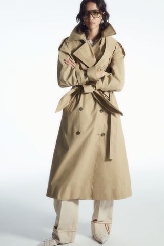 Hooded Trench Coat