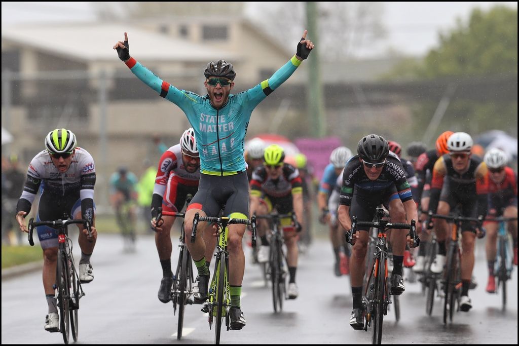Jesse Kerrison (State of Matter / Maap) celebrates winning the final stage
