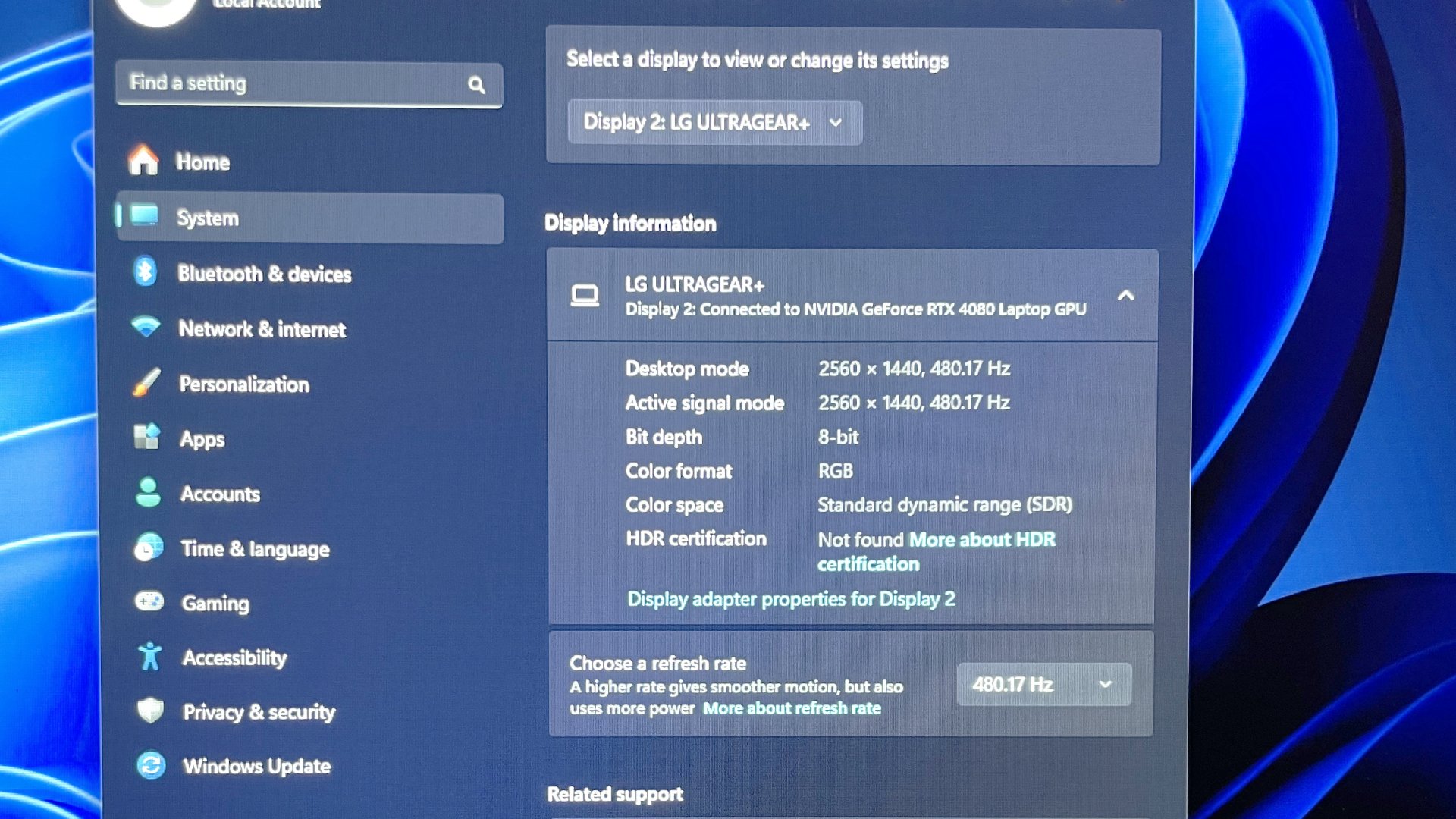 LG UltraGear 27GX790A