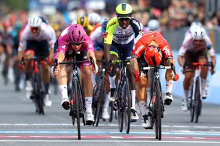 Biniam Girmay on stage 6 of the Giro d'Italia