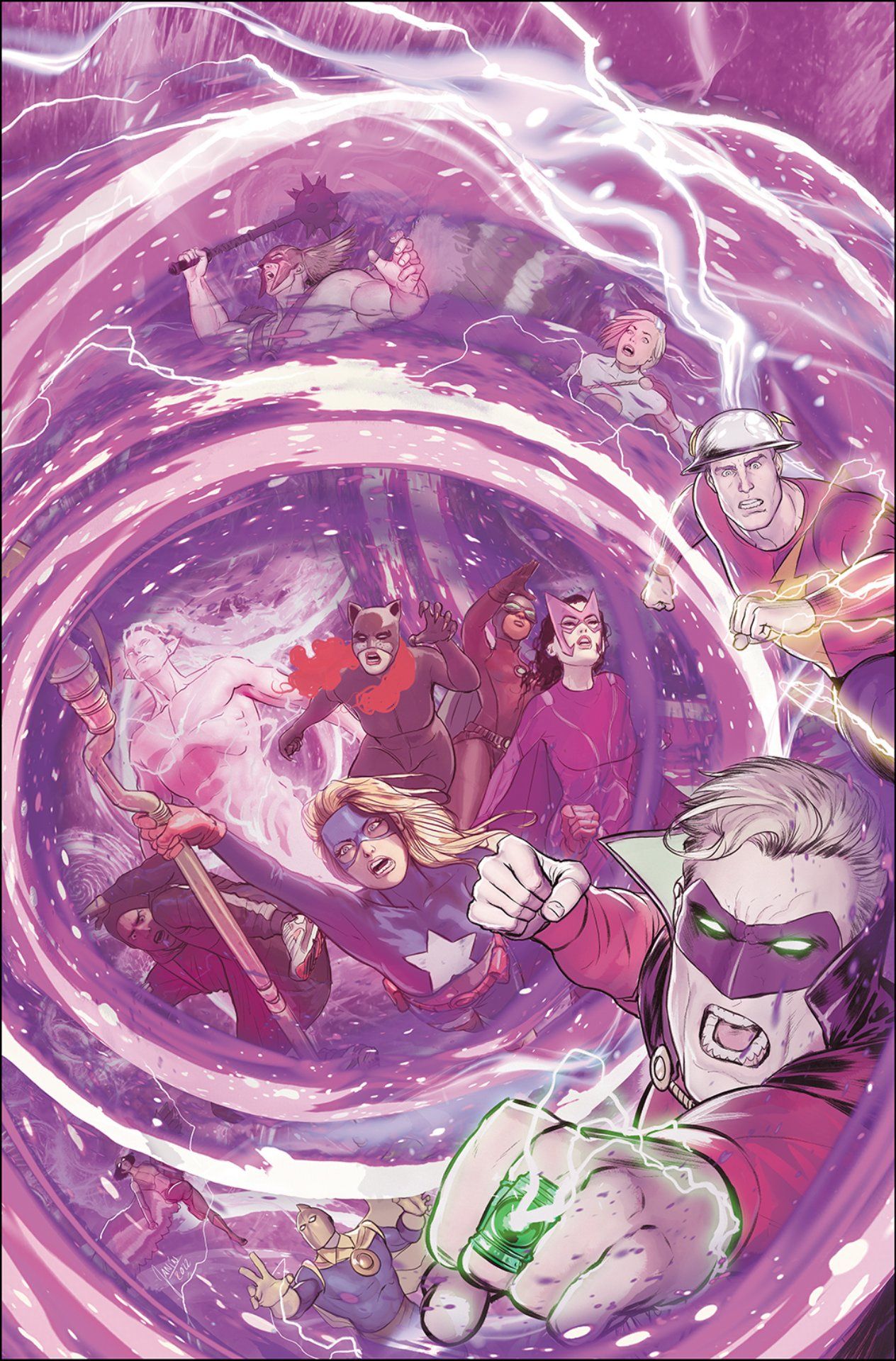 The New Golden Age #1 cover by Mikel Jan&iacute;n