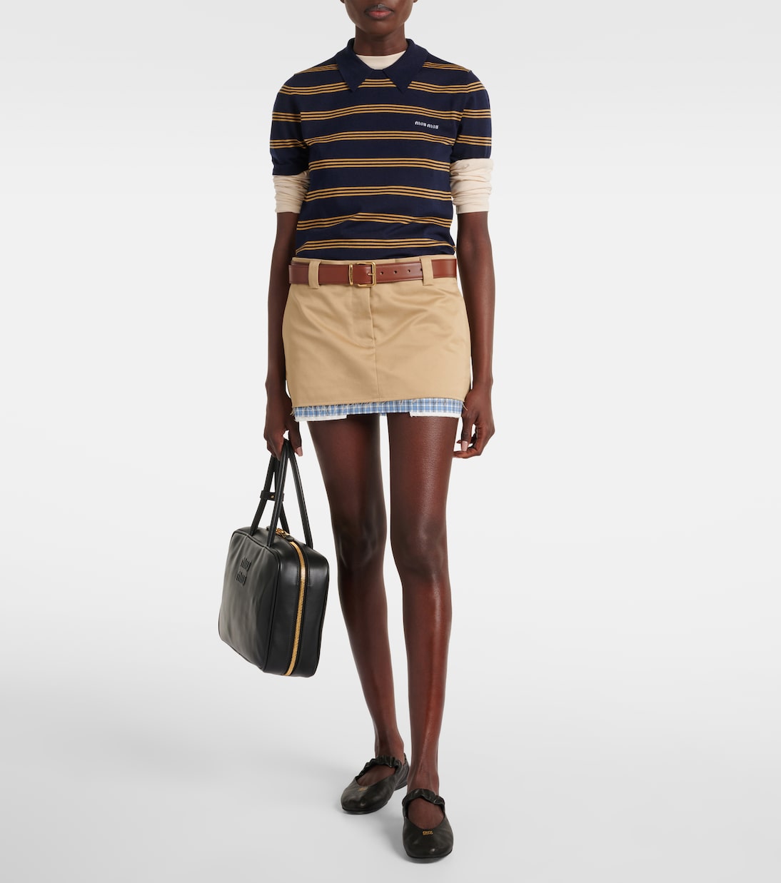 Knitted Silk and Cashmere Polo Shirt