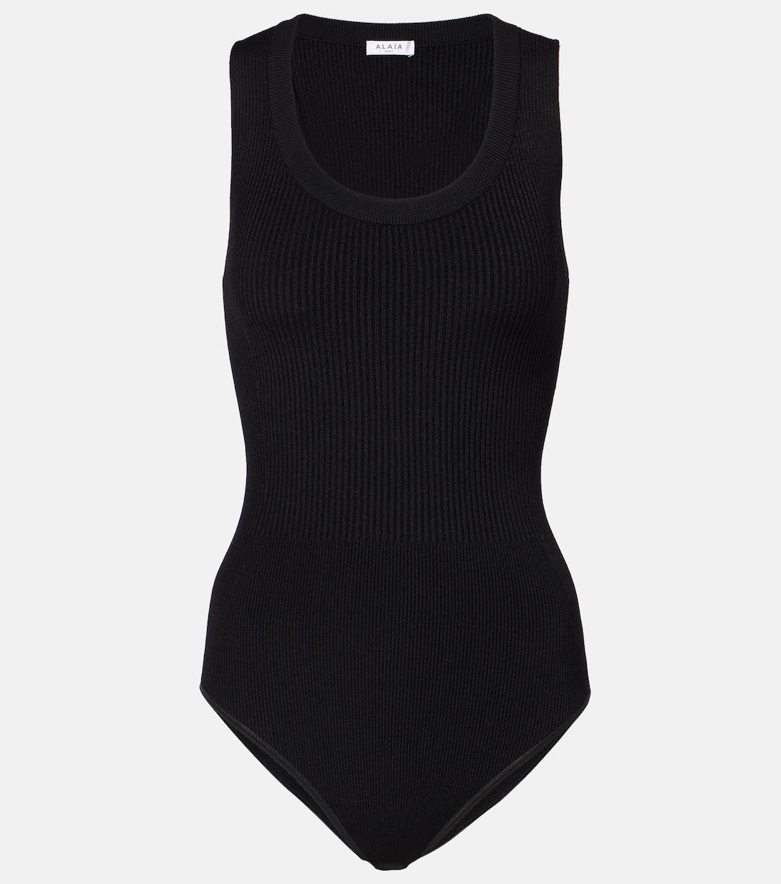 Tank Bodysuit in Black - Alaia