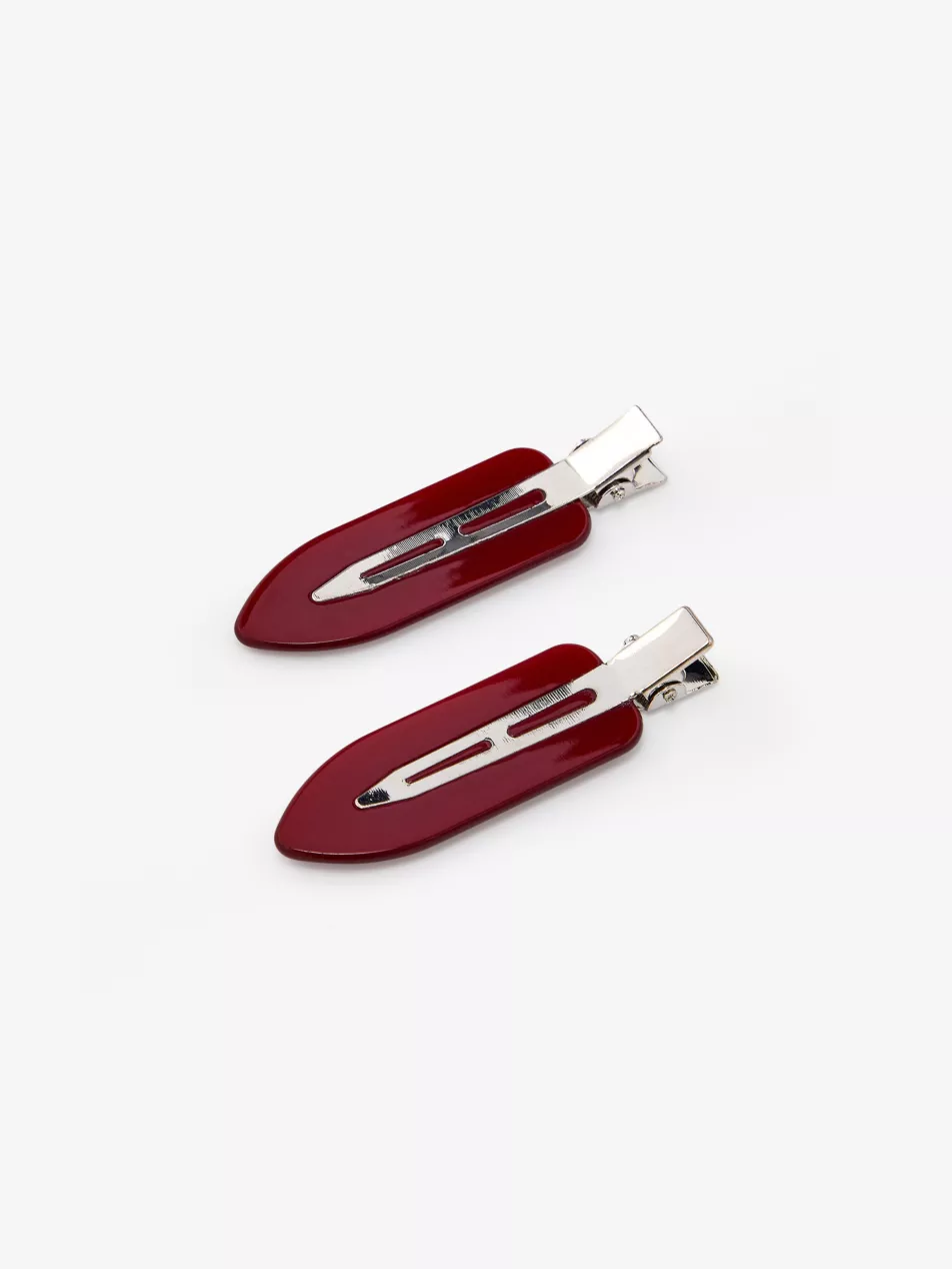 The No Crease Clip Acetate Hair Clip Pack of Two