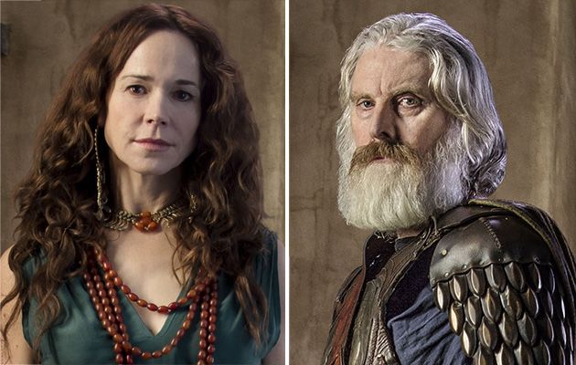 Troy stars David Threlfall and Frances O&#039;Connor: &#039;It&#039;s really fun to play a royal couple&#039;