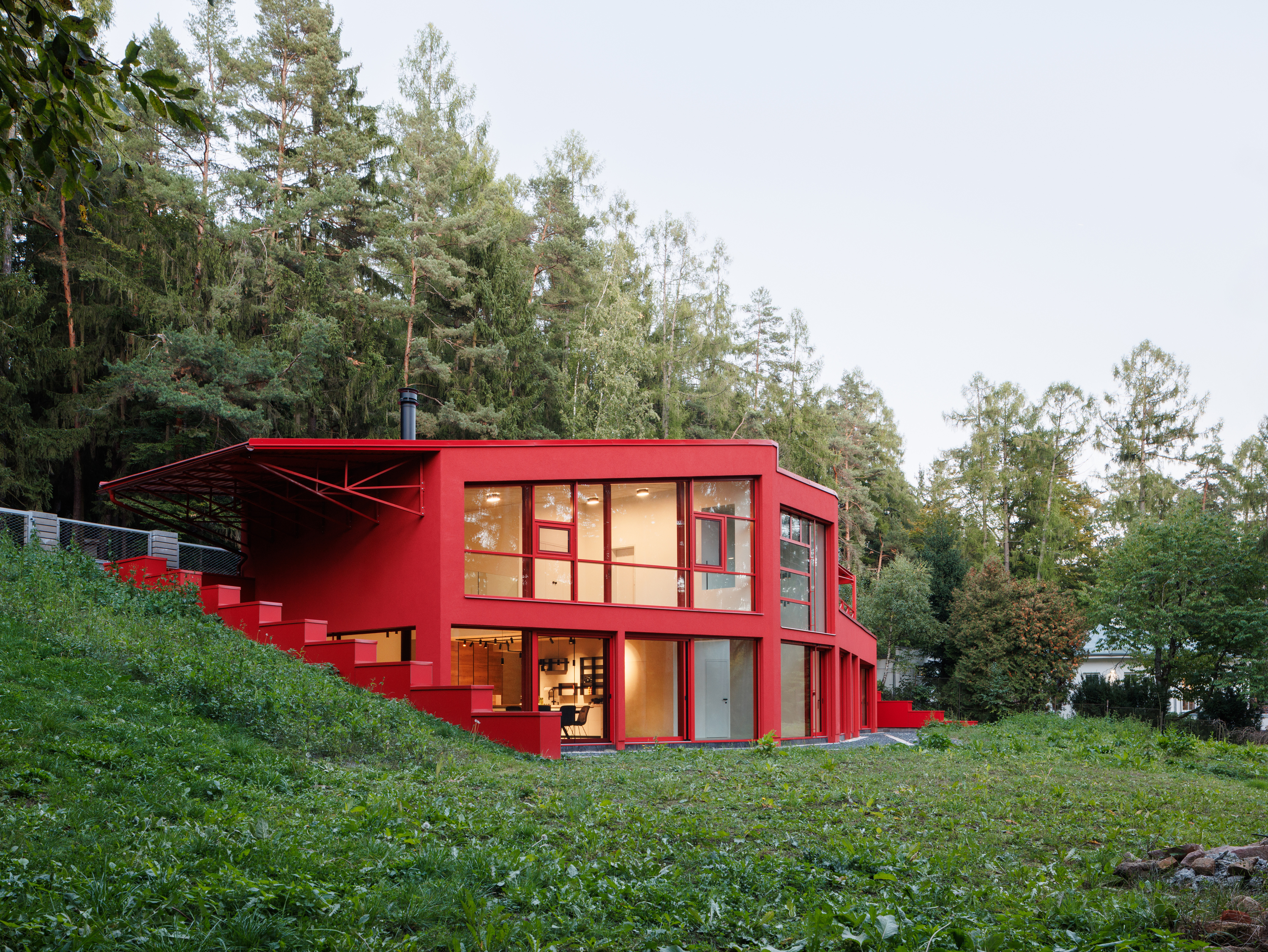 Red House in the Czech Republic