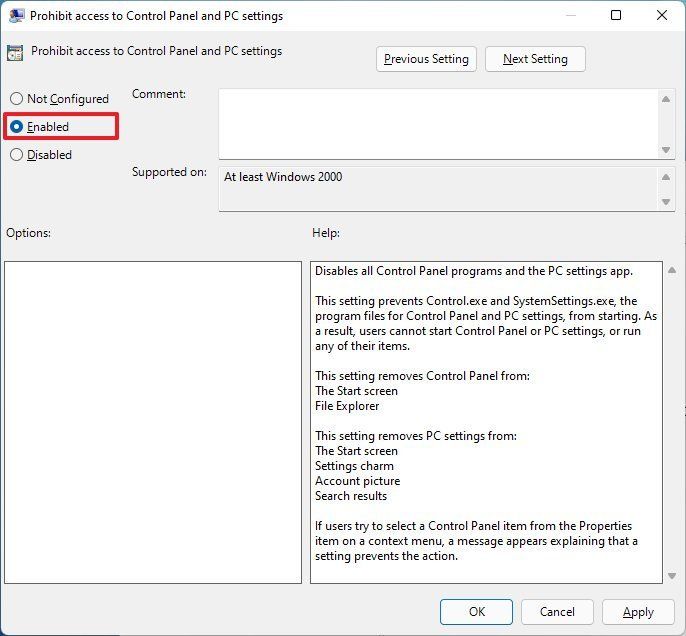 Option disabled selected. Optink disabled.