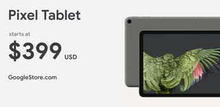 The pricing of the relaunched standalone Google Pixel Tablet ($399).