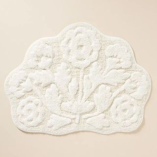 Eudora Floral Cotton Bath Mat