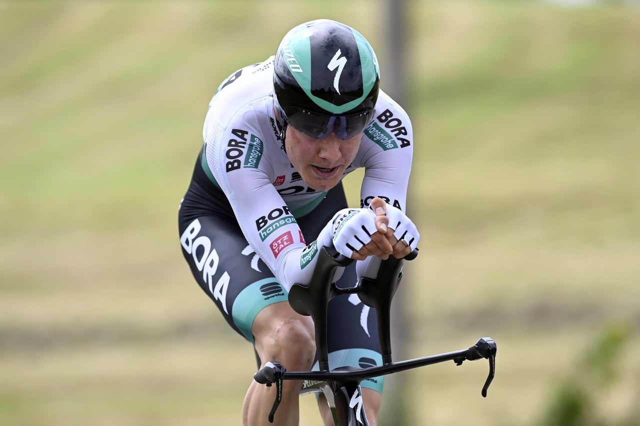 Criterium du Dauphine 2021 - 73rd Edition - 4th stage Firminy - Roche La Moliere 16,4 km - 02/06/2021 - Wilco Kelderman (NED - Bora - Hansgrohe) - photo Nico Vereecken/PN/BettiniPhoto&Acirc;&copy;2021