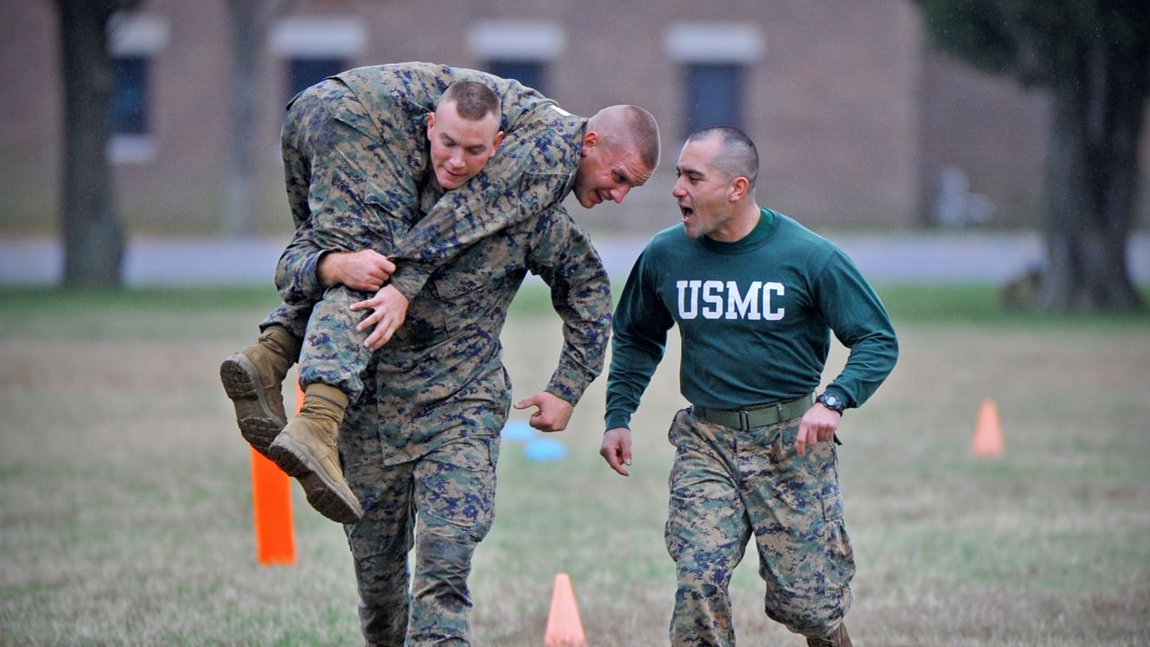 US marines fitness test