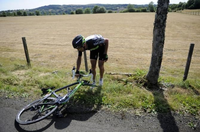While Johnny Hoogerland is remembered for landing on the barbed-wire fence after being taken out by a media car at the 2011 Tour de France, Juan Antonio Flecha also crashed heavily in that incident during stage 9