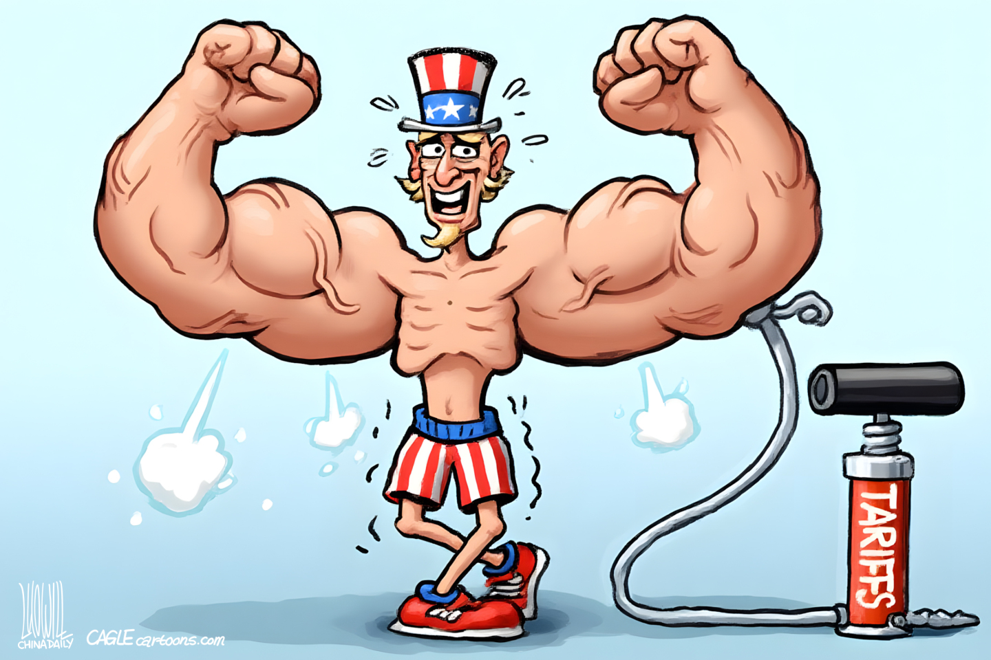 Political cartoon