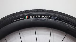 Close up details of the new Challenge Getaway gravel tire