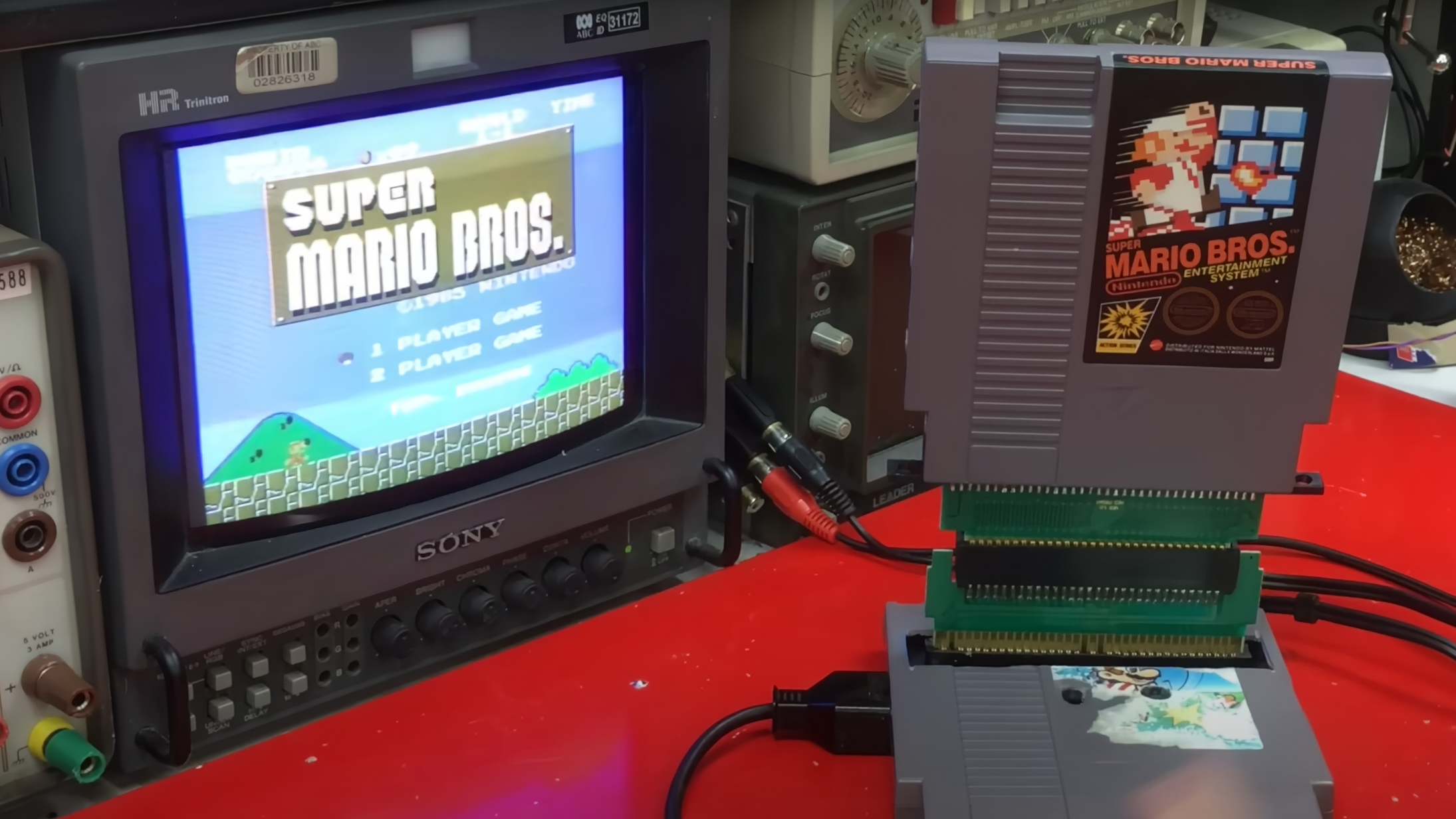 Modder morphs NES cartridge into a working console that plays other NES games — and itself