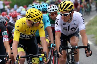 Chris Froome and Geraint Thomas