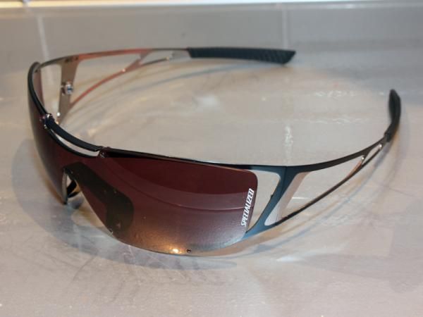 The Specialized Arc-X glasses mates the Arc-II's sleek styling with the convenience of folding temples.