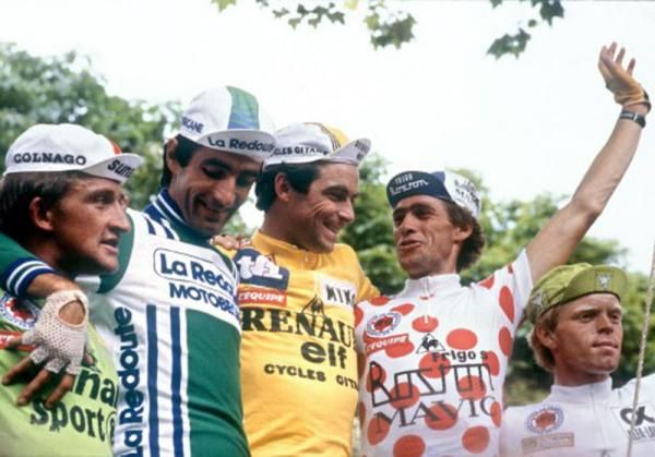 Freddy Maertens capped a glorious comeback in 1981 by winning the Tour's green jersey
