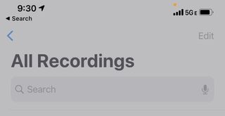 iOS 14 orange dot for voice memo