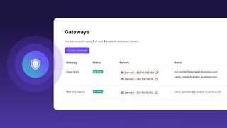 Proton VPN for Business' Private Gateways feature, promo image