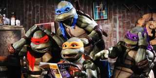 The cast of Teenage Mutant Ninja Turtles