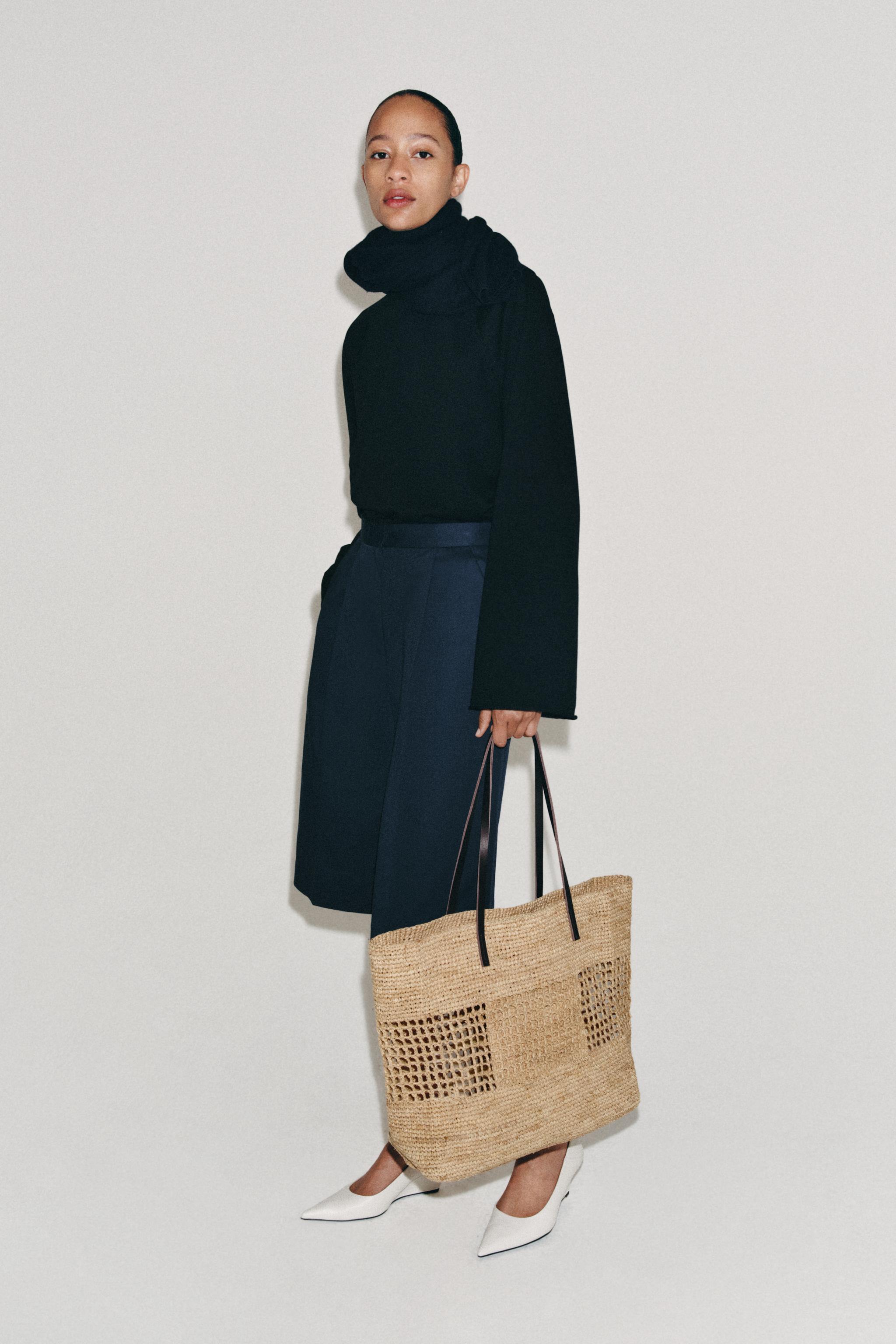 Raffia Tote Bag