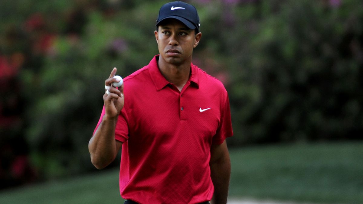 Tiger Woods' Sunday Red Masters Shirt Sells For Huge Sum At Auction ...