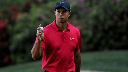 Tiger Woods Sunday Red Masters Shirt Sells For Huge Sum At