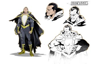 Black Adam character design