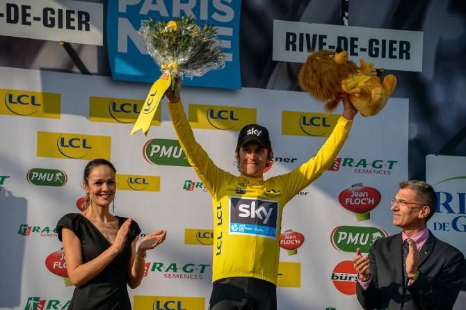 Geraint Thomas (Sky) remains in the Paris-Nice leader's jersey after stage 5