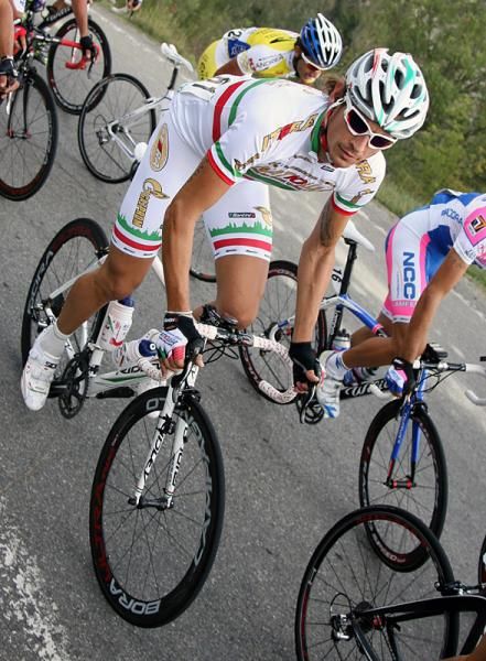 Italian champion Filippo Pozzato (Katusha).