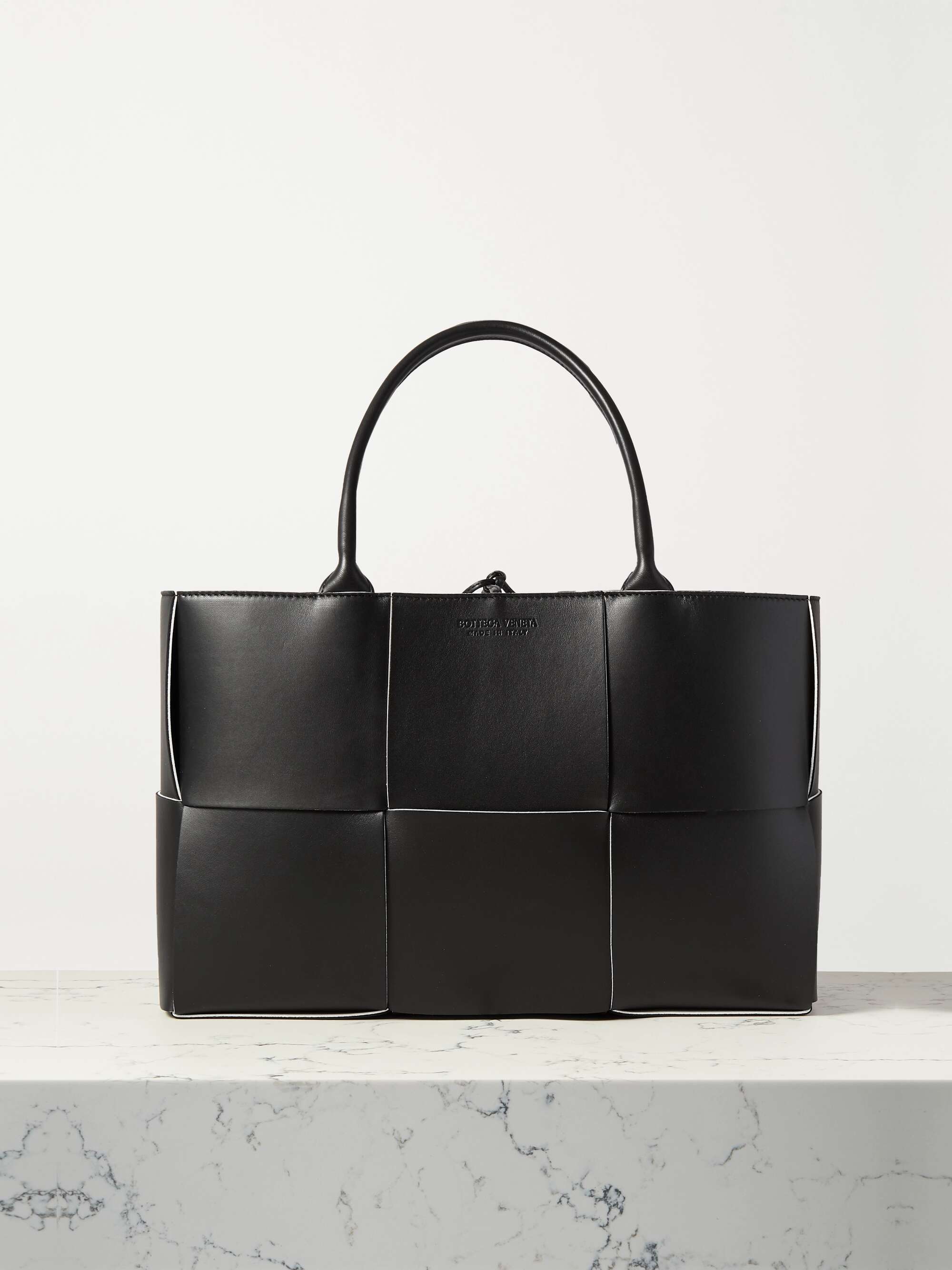 Arco Intrecciato Leather Tote