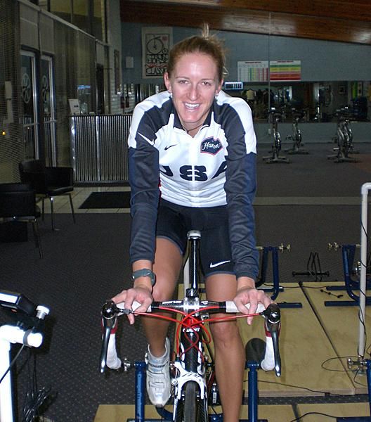 Back on two wheels, 8 weeks after the accident, and all smiles!