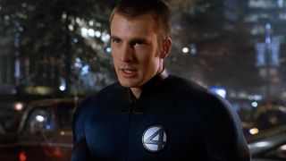 Chris Evans as The Human Torch in Fantastic Four