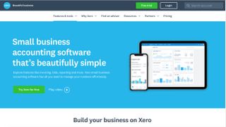 Website screenshot for Xero