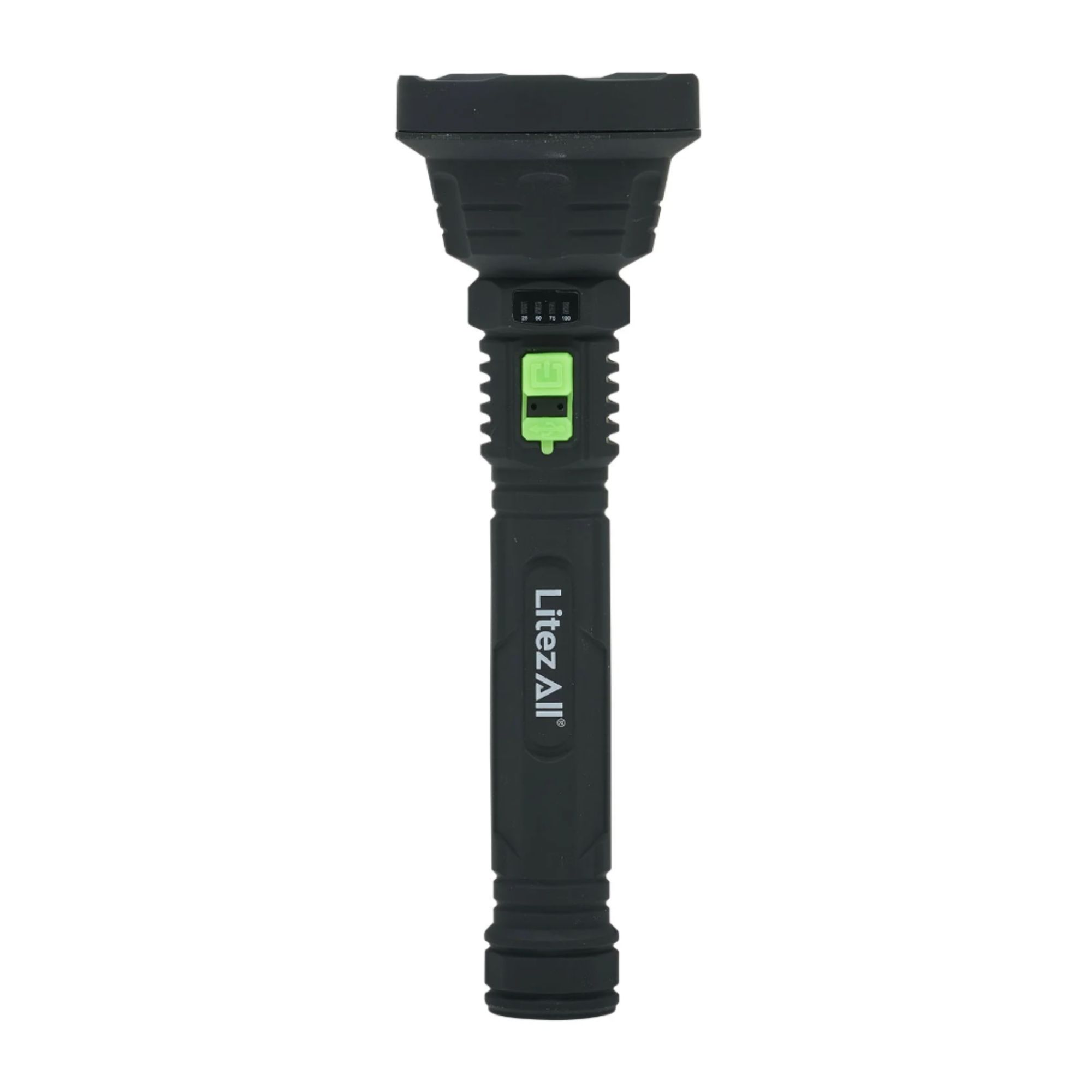 LitezAll Rechargeable ULTAC2 1000 Lumen LED Flashlight with Battery Meter