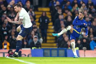 Hakim Ziyech opens the scoring with a superb strike at Stamford Bridge