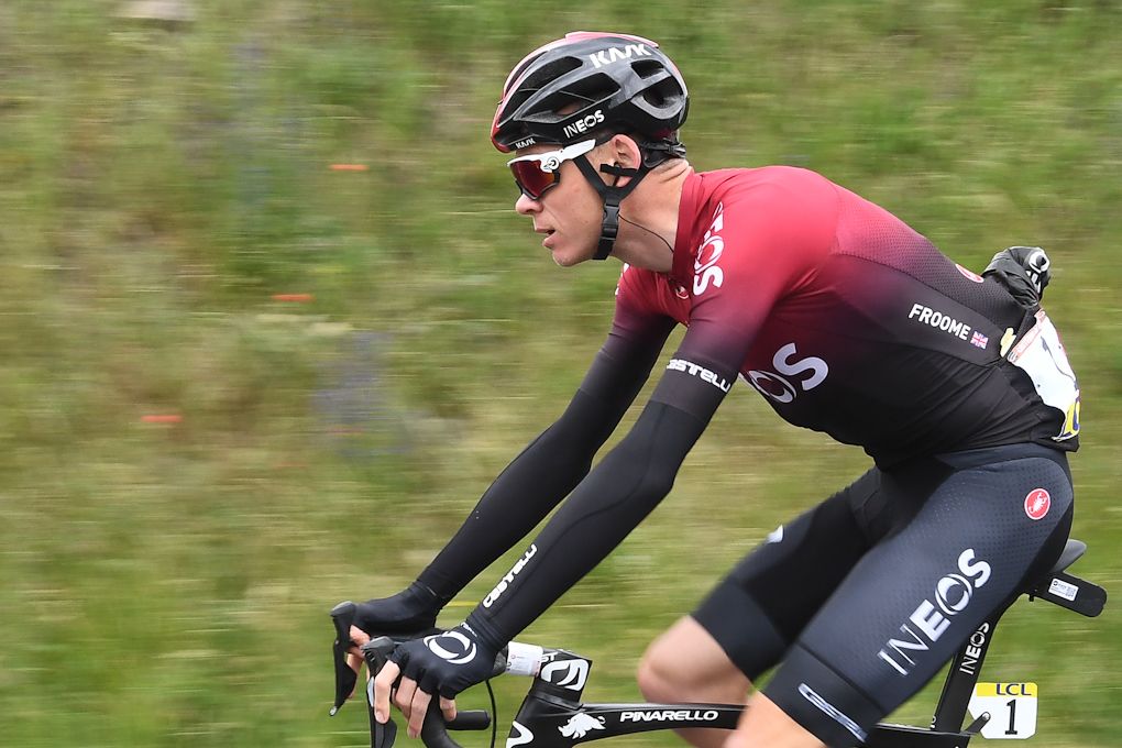 Chris Froome during stage 3 at Criterium du Dauphine